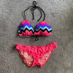 Pink Victoria’s Secret. Size Large Bikini.